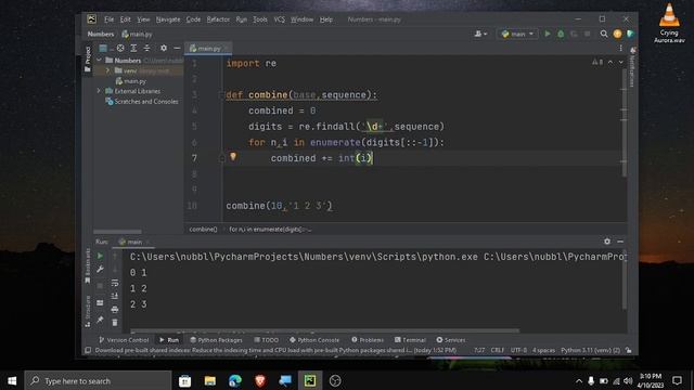 Combining/Splitting Numbers in Python ~ Combining Numbers Part 1 смотреть онлайн