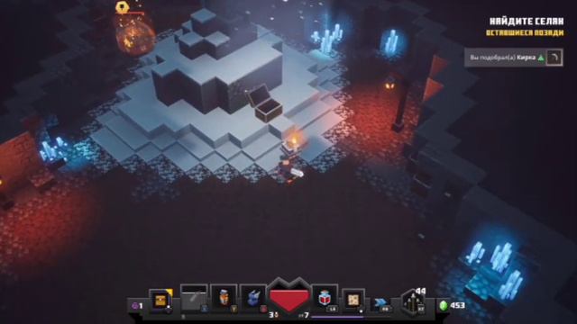 Minecraft Dangeon вместе с Рабли | шахты красного камня смотреть онлайн