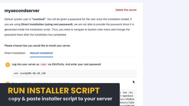 Manual Server Installation With RunCloud - How To Connect Your Server смотреть онлайн