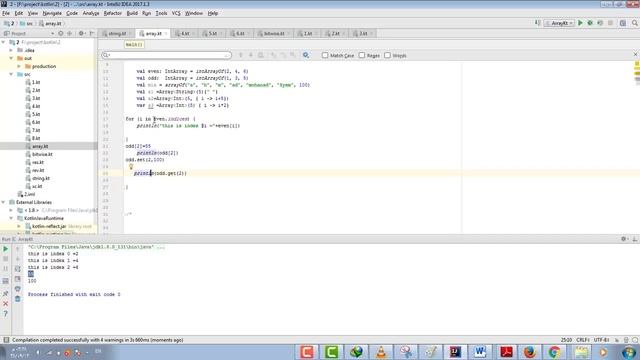 الفيديو السادس عشر / set array in kotlin смотреть онлайн