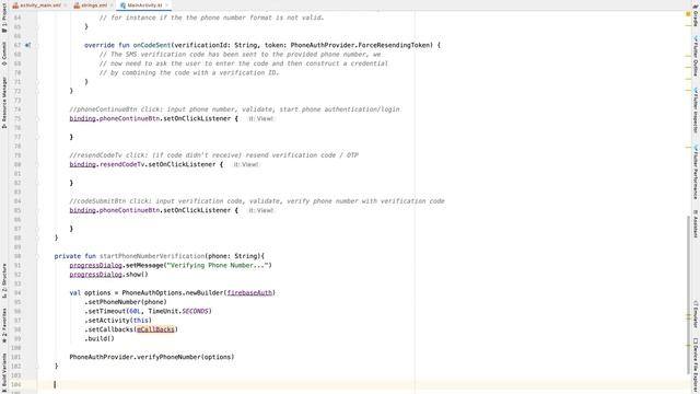 Firebase Phone Authentication | Android Studio | Kotlin смотреть онлайн