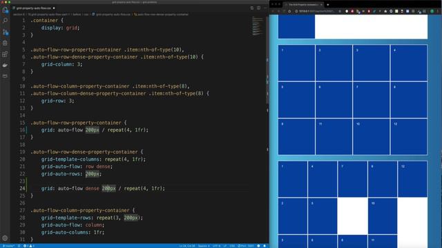 69 The grid property and Autoplacement part 1 смотреть онлайн