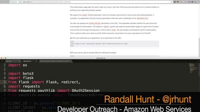 Live Coding with AWS: Twitch Plays AssumeRoleWithWebIdentity смотреть онлайн