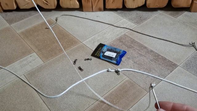 Перемёт на сома. Монтаж.