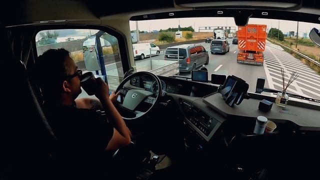 Slow Day, Traffic, Relaxing Drive - Pov Truck Driving Volvo FH 540