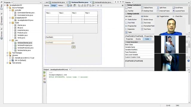 Implementación de MVC en Java Swing Escritorio con Base de Datos. Otra variante de implementación. смотреть онлайн