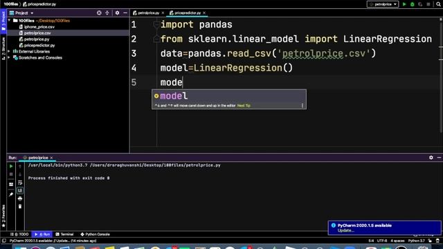 Making a Petrol Price predictor with Line Graph!!!!!| Python смотреть онлайн