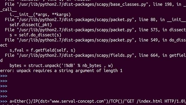 Leçon1[scapy]: les bases смотреть онлайн