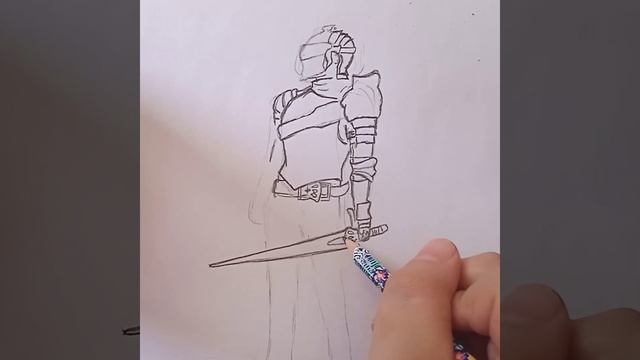 как нарисовать рыцаря*How to draw a knight смотреть онлайн