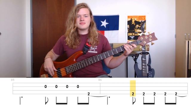 Nightrain - Guns N' Roses (Bass Cover With Tabs)