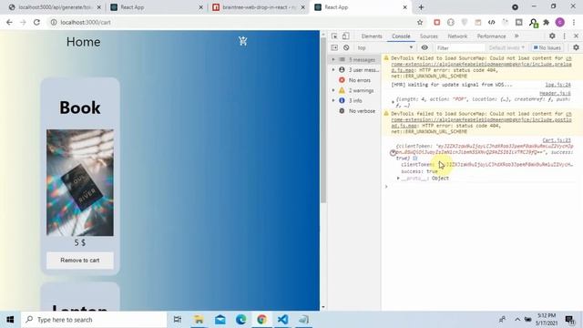 How to integrate Braintree payment gateway using reactjs and nodejs in hindi || paypal ?? смотреть онлайн