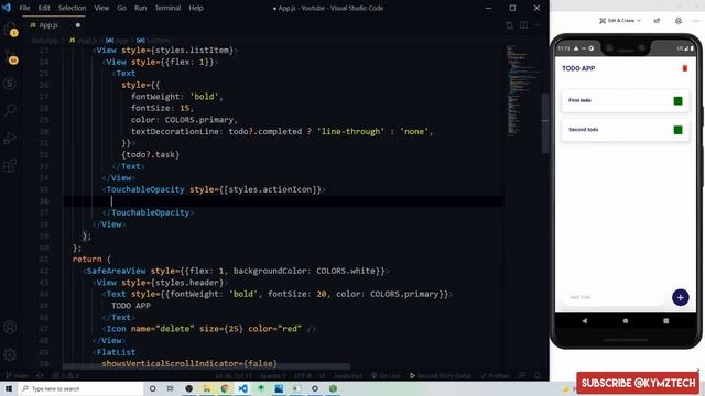 REACT NATIVE TODO APP смотреть онлайн