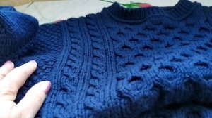 Пуловер для подростка спицами.Экспресс мастер-класс.