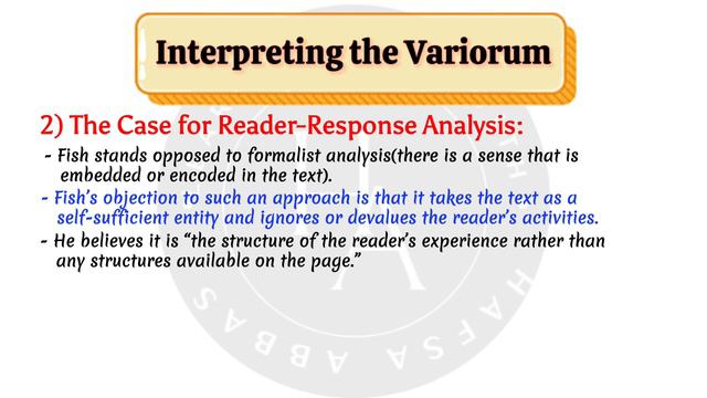 Interpreting the Variorum by Stanley Fish|Reader-response theory|in Hindi смотреть онлайн