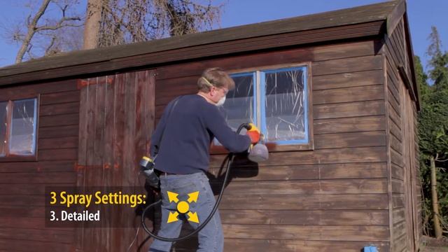 Spray Painting a Garden Shed - Wagner Fence and Decking Sprayer смотреть онлайн