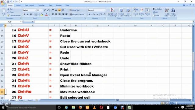 MS Excel Shortcut Keys @RakeshYadavmaths11 @SonySAB @SandeepSeminars смотреть онлайн