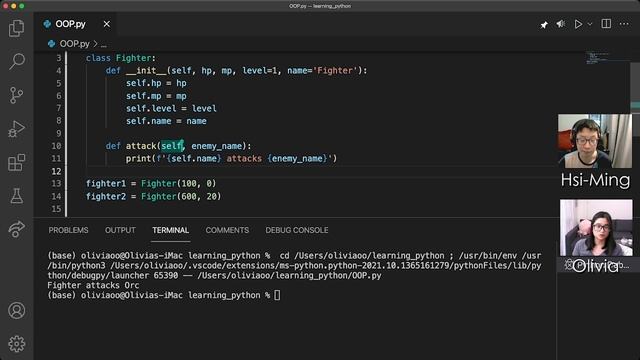 4.3 instance & instance method -【從零開始，用 Python 製作地城冒險遊戲】 смотреть онлайн