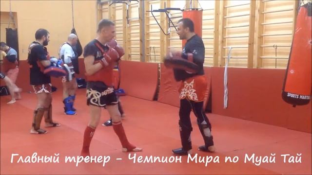 Тайский бокс в Москве. Работа на падах с Главным тренером Харкевичем А. смотреть онлайн