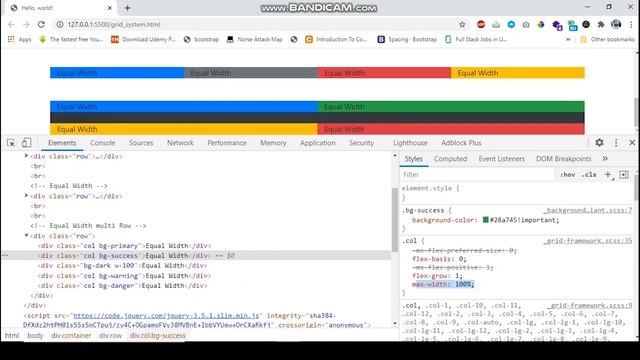 Bootstrap CSS Grid Col Class Tutorial in Hindi / Urdu | Grid System in Bootstrap | Grid System - 2 смотреть онлайн