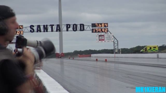 Fiat Topolino Altered Drag Car with a TWIN TURBO LS1! смотреть онлайн