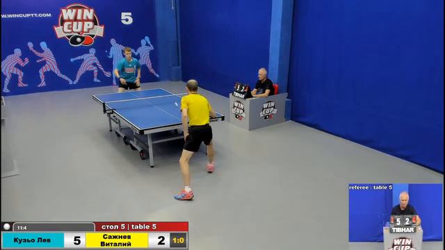 13:30 Кузьо Лев 3-0 Сажнев Виталий стол 5 ЮГ-2 18.07.20 смотреть онлайн