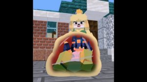 Isabelle Eats Ankha [Minecraft Vore + Digestion/Loop]