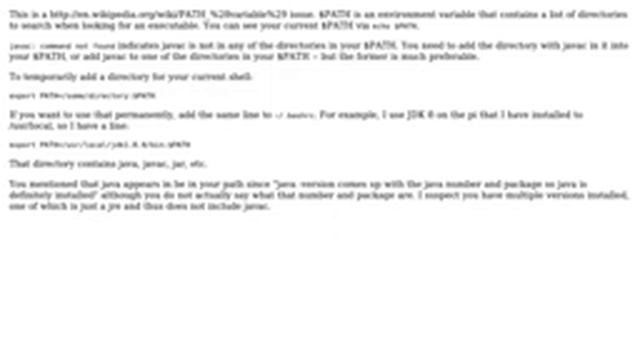 Raspberry Pi: javac: command not found - after installing Java (4 Solutions!!) смотреть онлайн