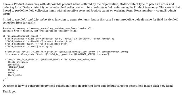 Drupal: Predefined field collection items in node edit form смотреть онлайн