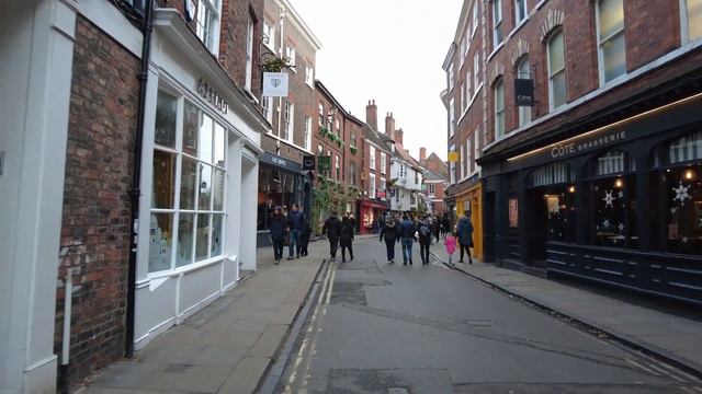 Город York(Йорк) сразу после рождества 26.12.2023