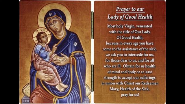 Prayer to Our Lady, Health of the Sick | Our Lady of Good Health, Pray for Us | Holy Mary Protect U смотреть онлайн