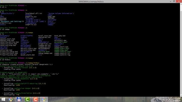 39 Khởi tạo dự án | Laravel PHP Framework | Đặng Kim Thi смотреть онлайн