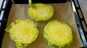 Стейк из капусты в духовке