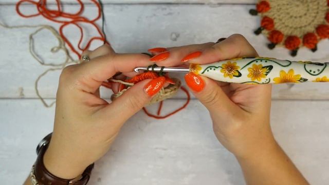 How to Crochet Pumpkin Coasters | Autumn Crochet Series | Brunaticality Crochet смотреть онлайн