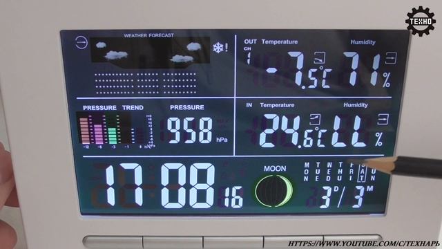 ? Метеостанция для дома TS-76 смотреть онлайн