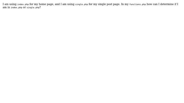 Wordpress: How to determine top level template file in functions.php? смотреть онлайн