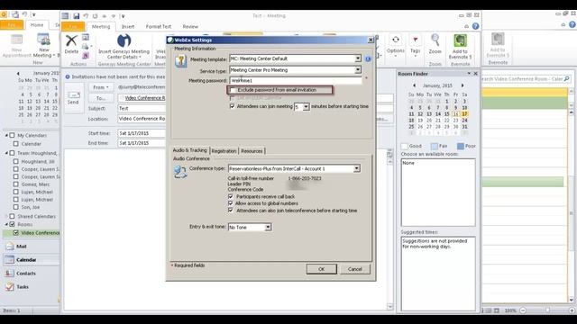 How to Schedule a Cisco WebEx Meeting in Microsoft Outlook смотреть онлайн