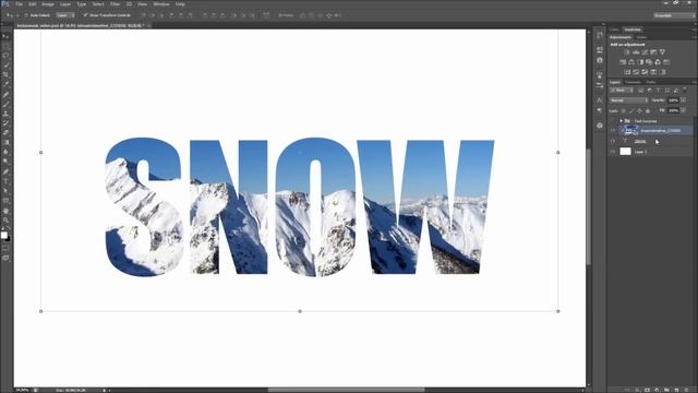 60 Second Photoshop Tutorial : Put an Image in Text -HD- смотреть онлайн