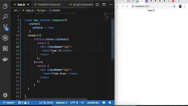 React js Tutorial -09 , Conditional Rendering смотреть онлайн