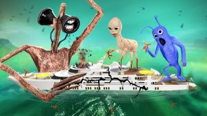 СИРЕНОГОЛОВЫЙ И ОПАСНЫЕ SCP МОНСТРЫ РАЗРУШАЮТ КОРАБЛЬ! ВЫЖИТЬ ПОСРЕДИ ОКЕАНА С SCP В Garry`s Mod