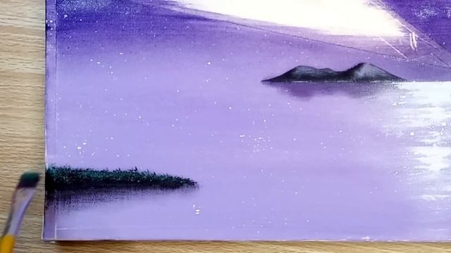 Girl Lighting up the Sky / Acrylic Painting for Beginners смотреть онлайн