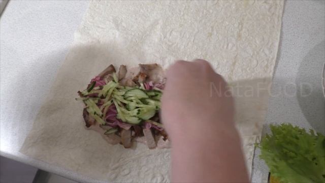 ДОМАШНЯЯ ШАУРМА СО СВИНИНОЙ - ОБАЛДЕННО ВКУСНАЯ смотреть онлайн