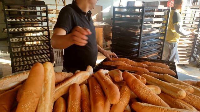 Incredible bakery in Egypt. 100,000 pieces of bread a day. Sharm El Sheikh. Prices смотреть онлайн