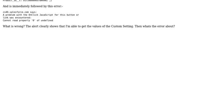Salesforce: Accessing List Custom Settings in JavaScript custom button смотреть онлайн
