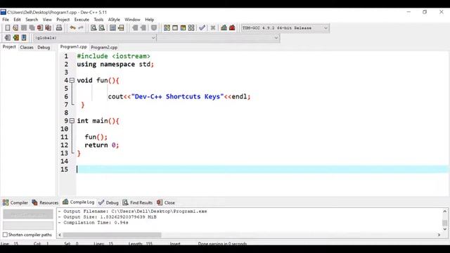 Dev c++ shortcut keys || c++ || c++ tutorial || c++ programming || programming languages смотреть онлайн