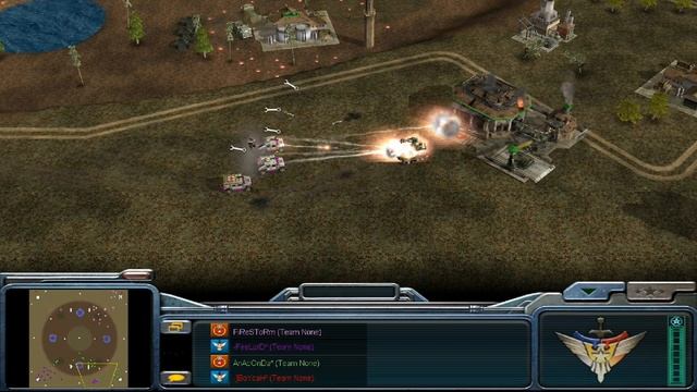 Zero Hour FFA Tournament Game 4 Logica Boycah Firelord Anaconda Command and Conquer Generals смотреть онлайн