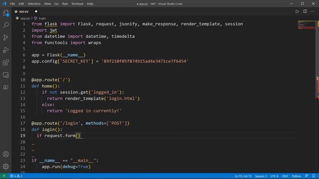 User Authentication in Flask App using JWT [ JSON Web Token ] смотреть онлайн