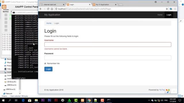 Tutorial Yii : install yii2 advanced without composer смотреть онлайн