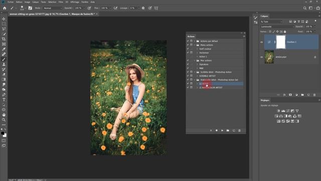 Action aquarelle Photoshop смотреть онлайн