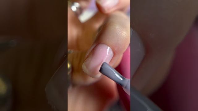 #гель #натуральныйноготь #гельлак #ногти #маникюр #шеллак #нанесение #черный #база #мастерманикюра