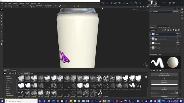 substance painter tutorial Graffiti spray paint texture смотреть онлайн
